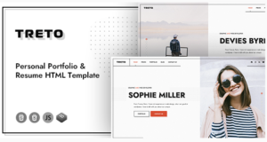 TRETO - Personal Portfolio Template