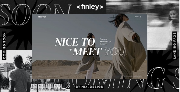 Finley - Coming Soon and Portfolio Template