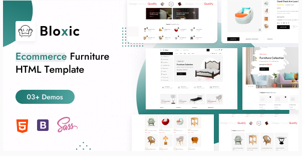 Bloxic - Furniture Store HTML Template