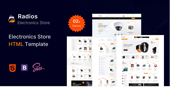 Radios - Electronics eCommerce HTML Template