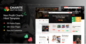 Charite - Non-Profit Charity HTML Template