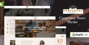 Carpentry - Wood Product Store Shopify Theme