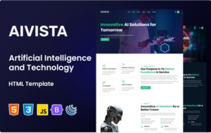 Aivista - Artificial Intelligence and Technology HTML Template Website Template