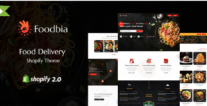 Foodbia - Restaurant, Food Delivery Shopify Theme