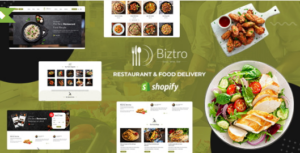Biztro - Food Store & Delivery Shopify theme