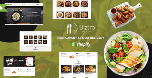 Biztro - Food Store & Delivery Shopify theme