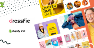 Dressfie - Designer Store, Clothing Shopify Theme