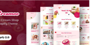 Creamoo - Ice Cream & Cake Shop Shopify Theme