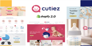Cutiez - Kids Toys, Children Fashion Store Shopify Theme