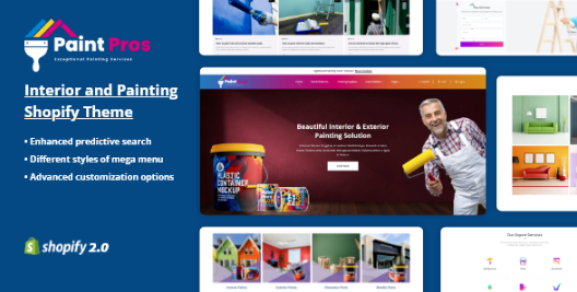Paintpros - Painting Company Shopify Store