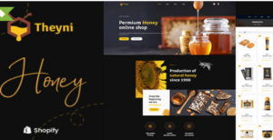 Theyni - Organic Food, Honey Shop Shopify Theme