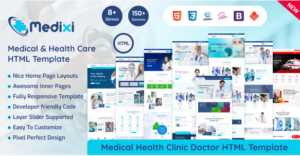 Medixi - Health Doctor Clinic & Medical Care HTML Template