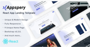 Appspery - React Landing Page Template