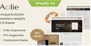 Aolie - Unique & Style Jewellery Shopify 2.0 Theme