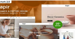 Capir - Ceramics & Pottery Decor Shopify 2.0 Theme