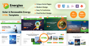 Energiso - Solar Technology & Renewable Energy HTML Template