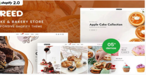 Creed - Cake & Bakery Responsive Shopify 2.0 Theme