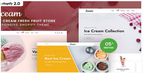 Iceam - Ice Cream Shop Shopify 2.0 Theme