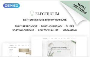 Electricum - Lightening Store Shopify Theme
