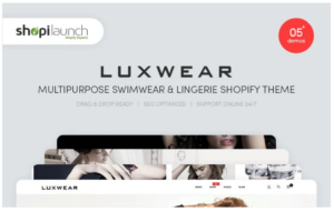 LUXWEAR - Multipurpose Swimwear & Lingerie Shopify Theme