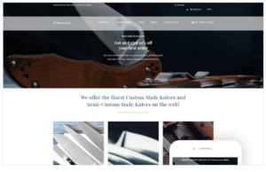 Knives store - Weapons Store Clean Shopify Theme