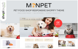 Monpet - Pet Food Shop Responsive Shopify Theme