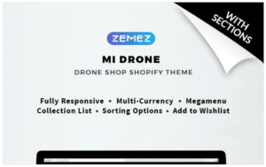 Mi Drone - Single Product Responsive Shopify Theme