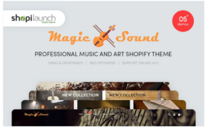 MagicSound - Professional Music and Art Shopify Theme