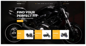 MOTORTRACK - Motorcycle Multipage Modern Shopify Theme