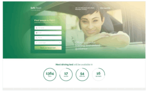 Traffic School Responsive Landing Page Template