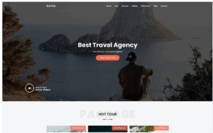 Delite - Travel Agency Landing Page Template