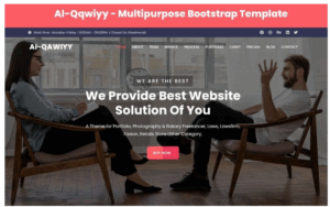 Al-Qawiyy - Multipurpose Landing Page Template