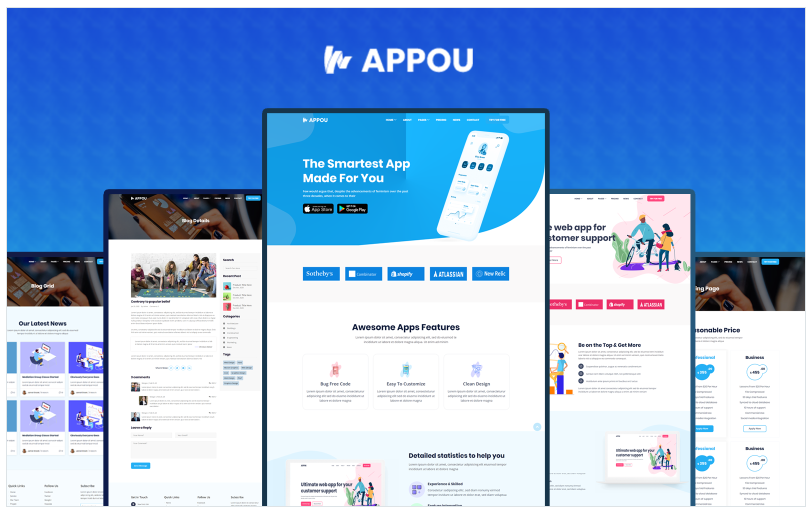 Appou - App Bootstrap Html5 Template