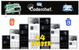 Coderchef - Modern Html Portfolio Template