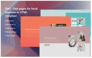 Dari - Multipurpose Landing pages Landing Page Template