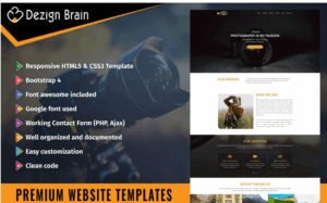DB Photo - Photography Bootstrap HTML Website Template