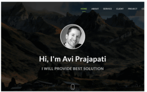 Avi - Portfolio Multipurpose Landing Page Template