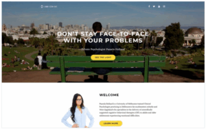 Pamela Holland - Psychologist Clean Bootstrap HTML Landing Page Template