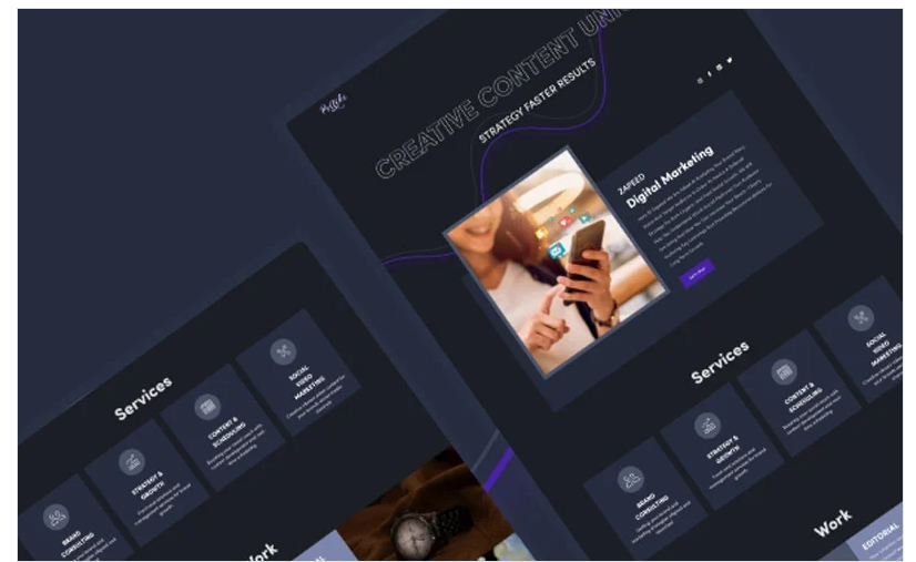 Pritiko - Digital Agency Landing page
