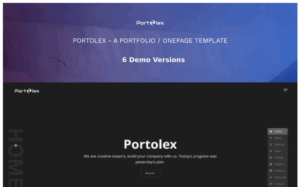 Portolex - HTML5 One Page Landing Page Template