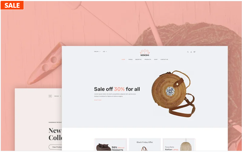 Nokshi - Handmade & Craft Shopify Theme
