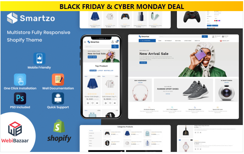 Smartzo - Premium Multi-Purpose Shopify Template