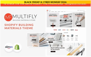 Multifly Construction, Shopify Building Materials Theme