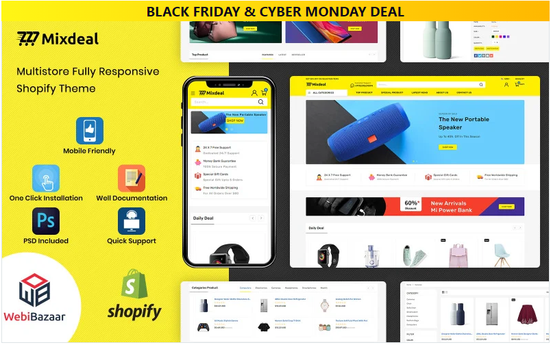 Mixdeal - Minimal Modern Shopify Theme