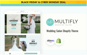 Multifly Wedding Salon Shopify Theme