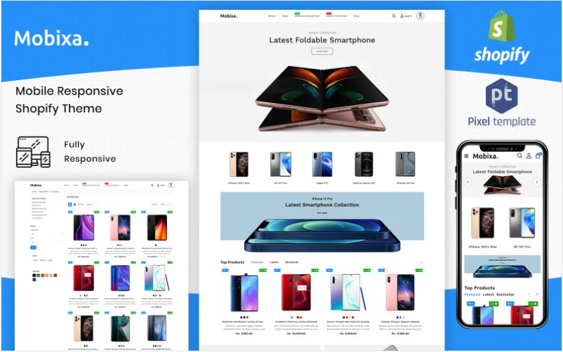 Mobixa - Multipurpose Mobile Shopify Template