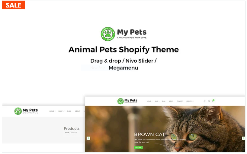 My Pets - Animal Pets Shopify Theme