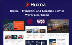 Huxna - Transpack and Logistics Service WordPress Theme