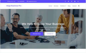 Mega Business Pro - Elementor Business Theme WordPress Theme