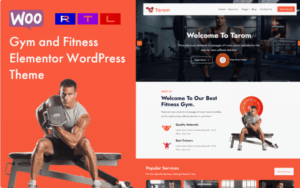 Tarmo - Gym Fitness WordPress Theme